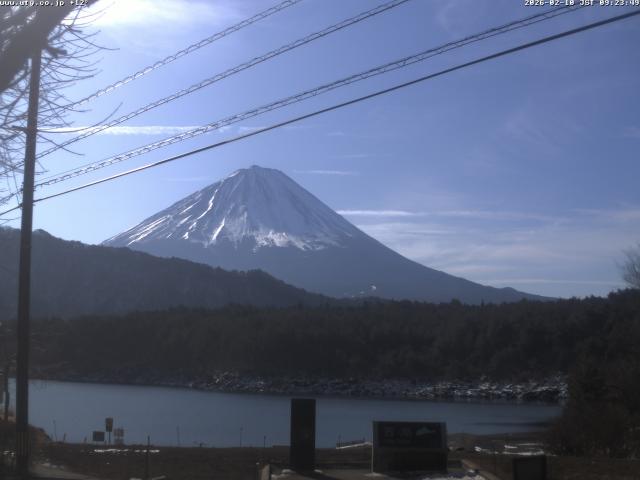 西湖からの富士山
