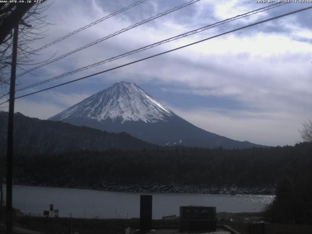 西湖からの富士山