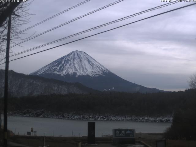 西湖からの富士山