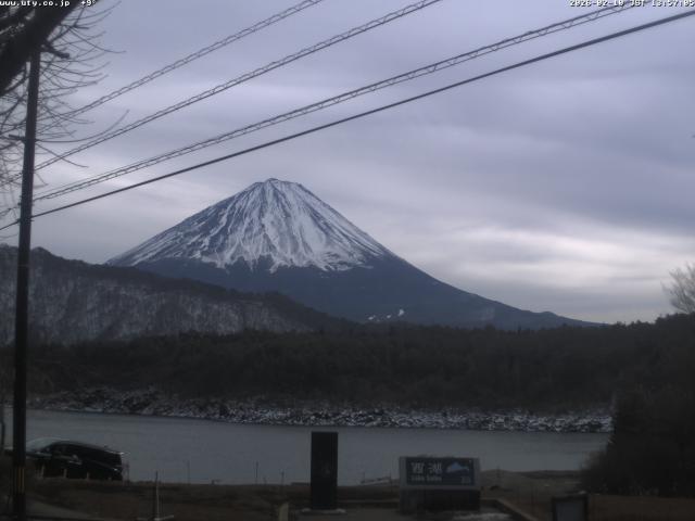 西湖からの富士山