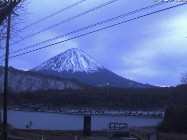 西湖からの富士山