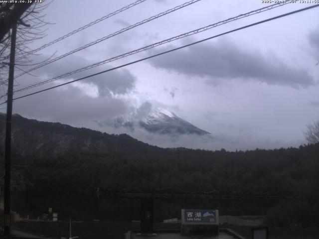 西湖からの富士山