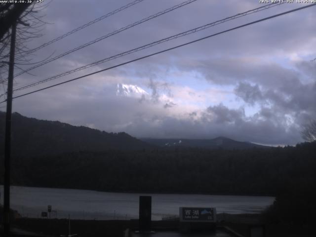 西湖からの富士山