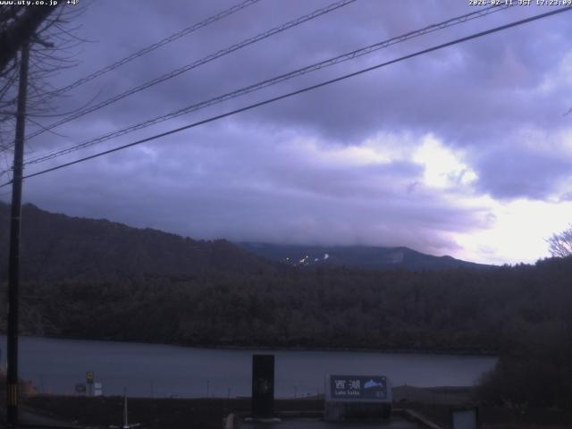 西湖からの富士山