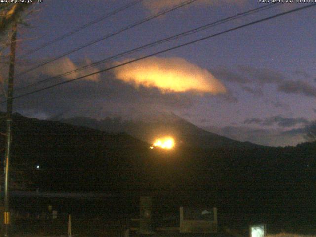 西湖からの富士山