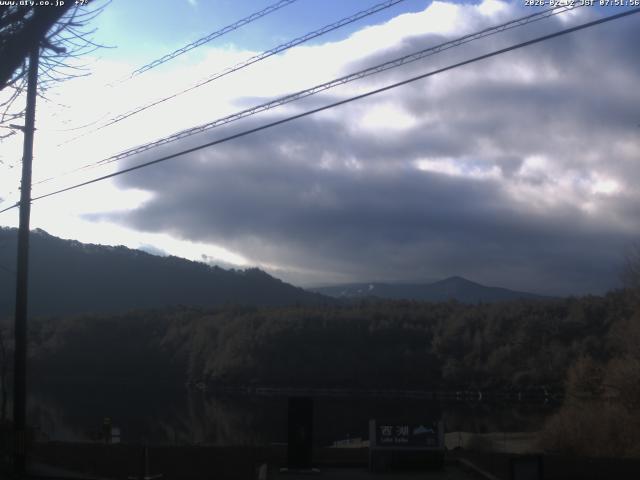 西湖からの富士山