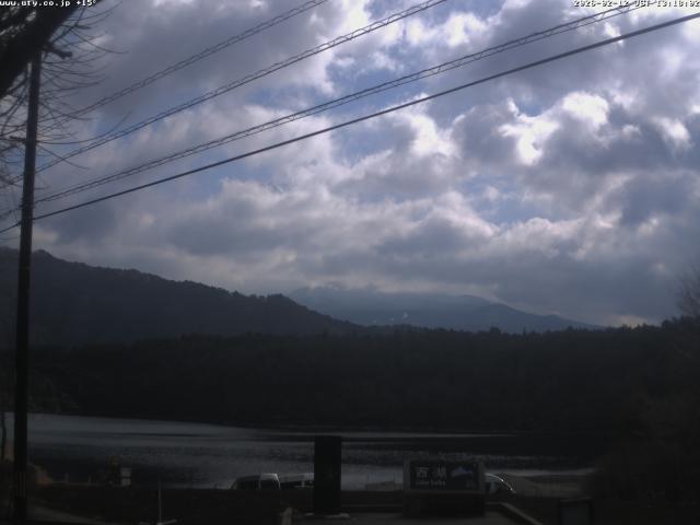 西湖からの富士山