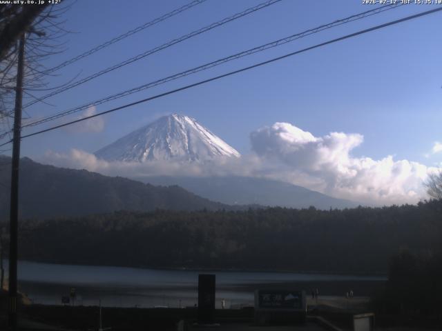 西湖からの富士山