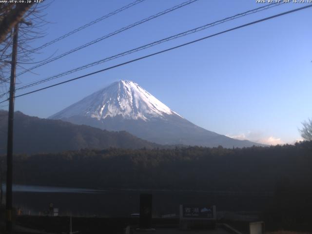 西湖からの富士山