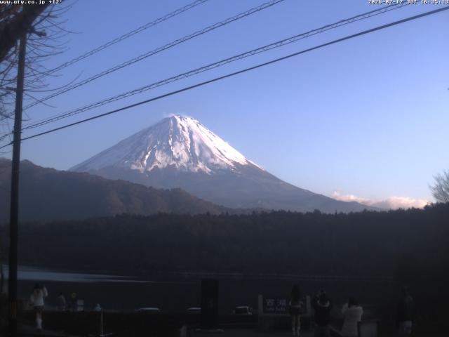 西湖からの富士山