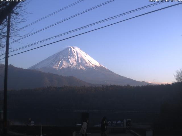 西湖からの富士山