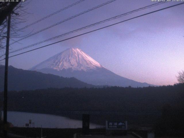 西湖からの富士山