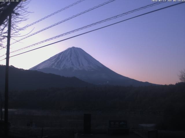 西湖からの富士山