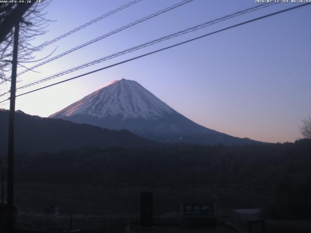 西湖からの富士山