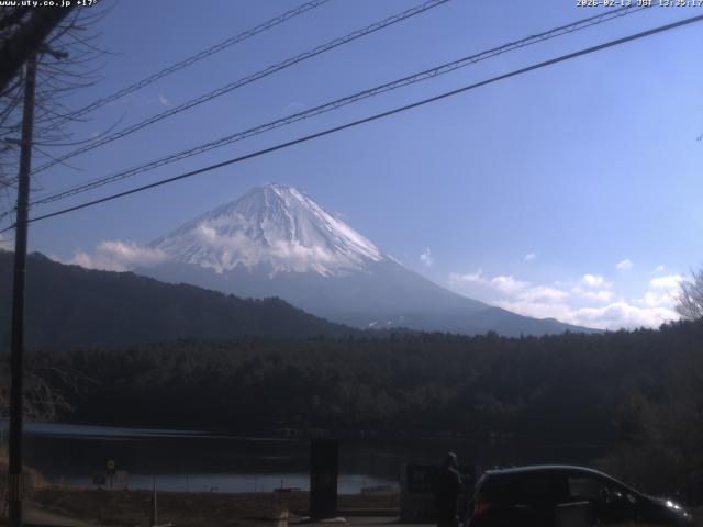 西湖からの富士山