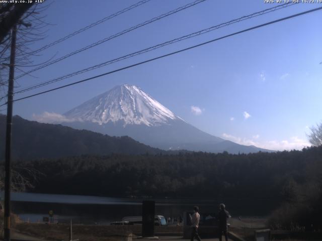 西湖からの富士山