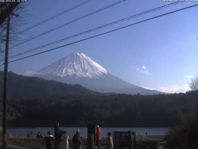 西湖からの富士山