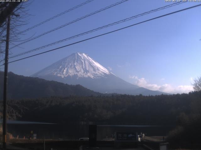 西湖からの富士山