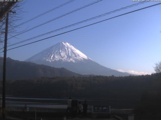 西湖からの富士山