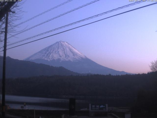 西湖からの富士山