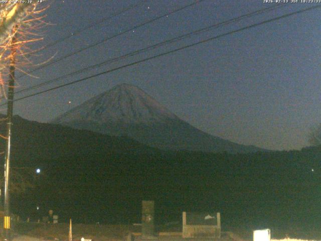 西湖からの富士山