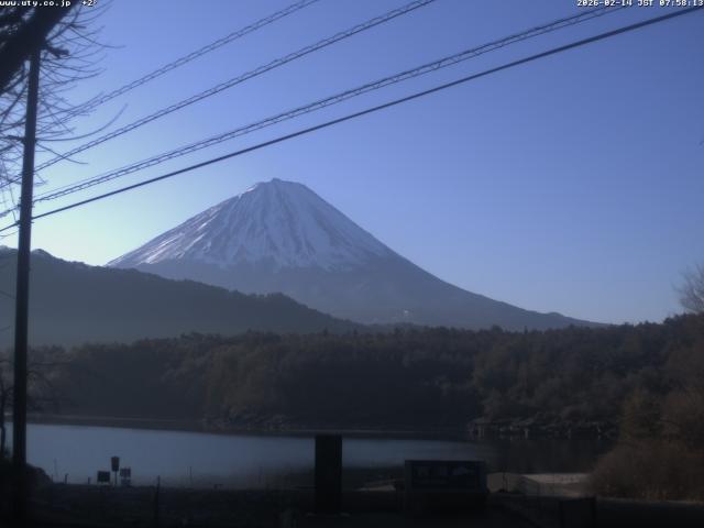 西湖からの富士山
