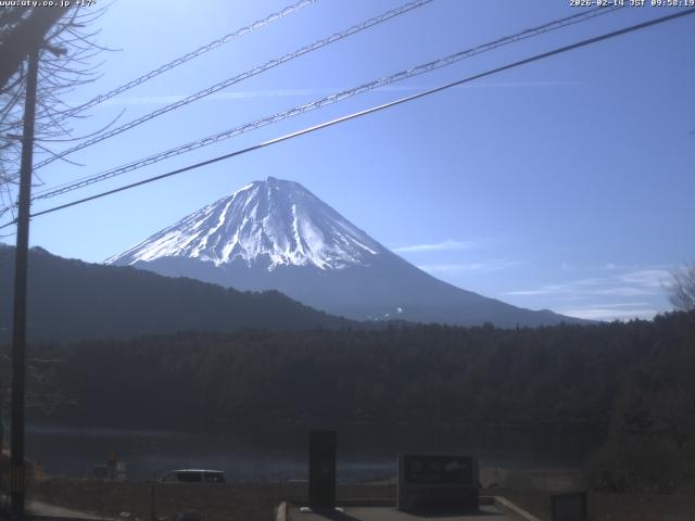 西湖からの富士山