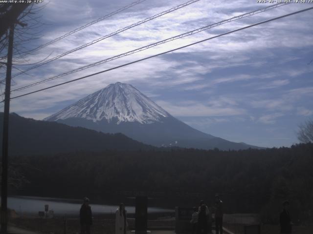 西湖からの富士山