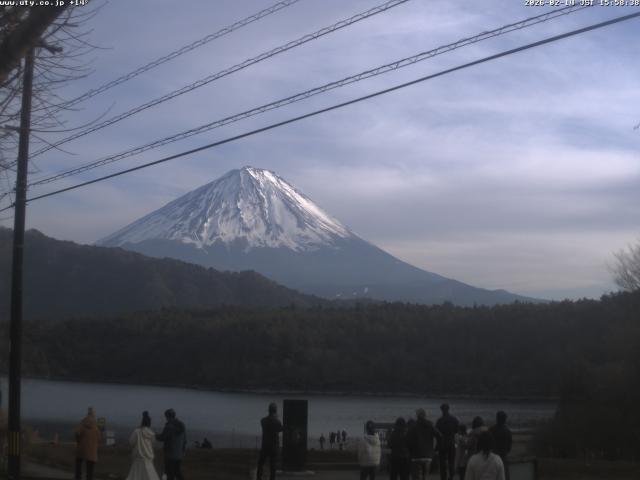 西湖からの富士山