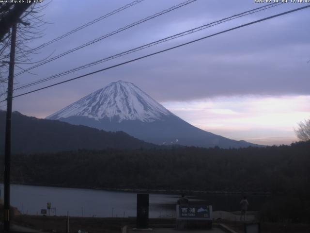 西湖からの富士山