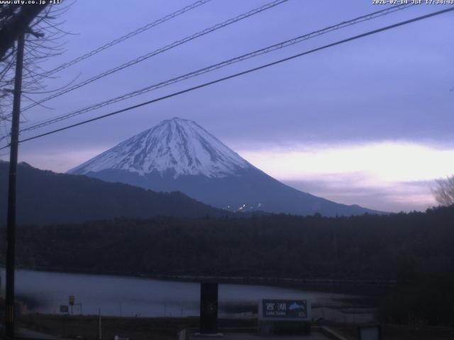 西湖からの富士山