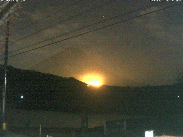 西湖からの富士山