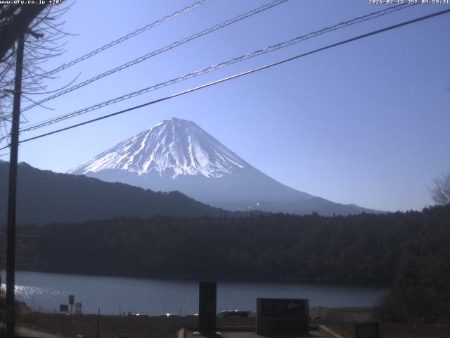 西湖からの富士山