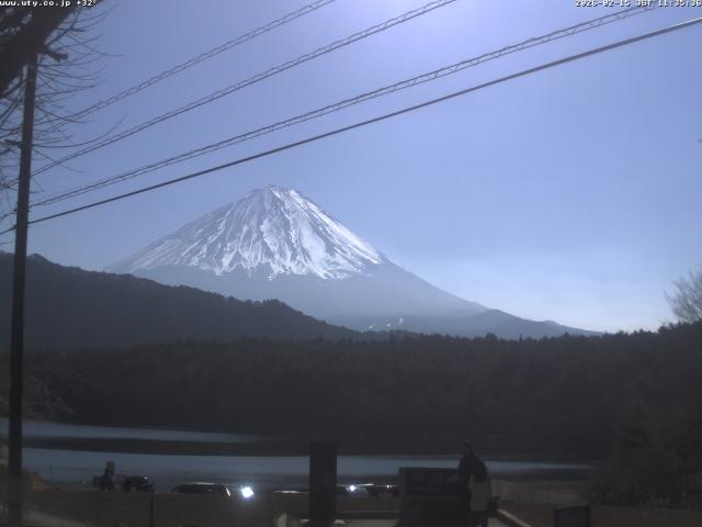 西湖からの富士山