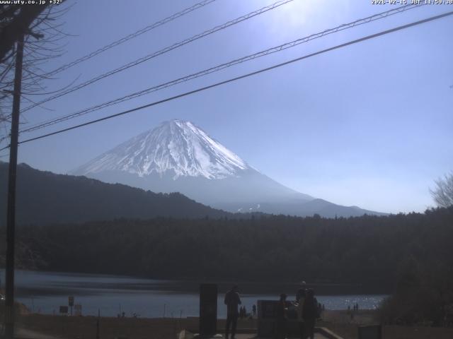 西湖からの富士山