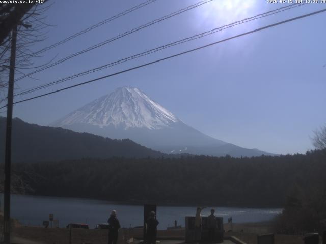 西湖からの富士山
