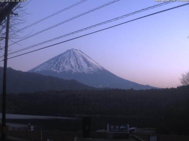 西湖からの富士山