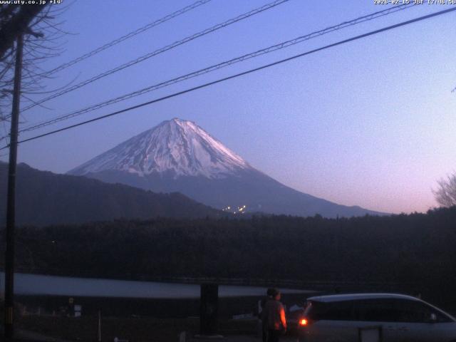 西湖からの富士山