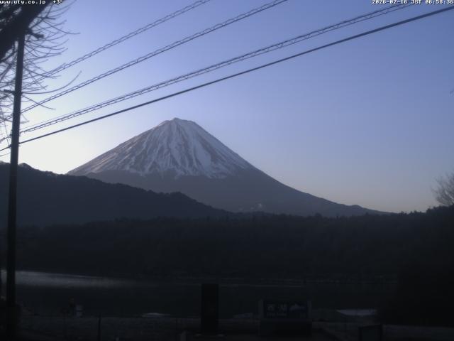 西湖からの富士山