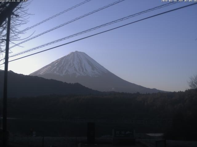 西湖からの富士山