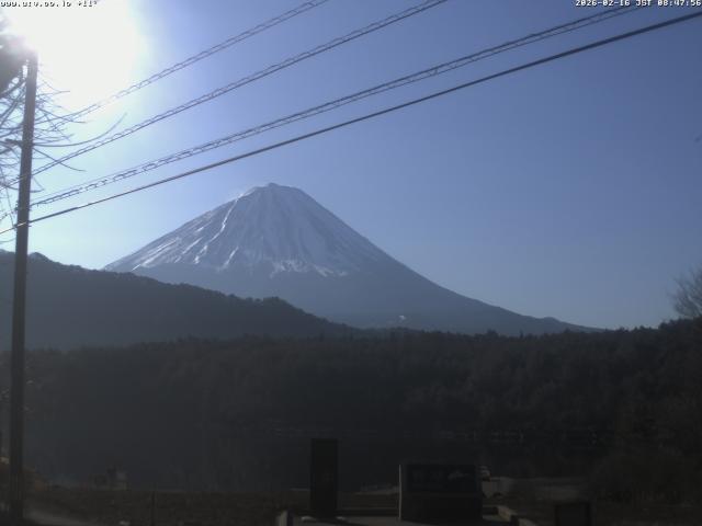 西湖からの富士山