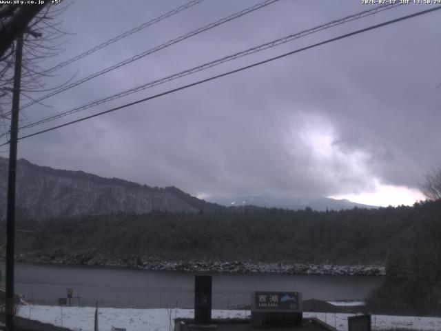 西湖からの富士山