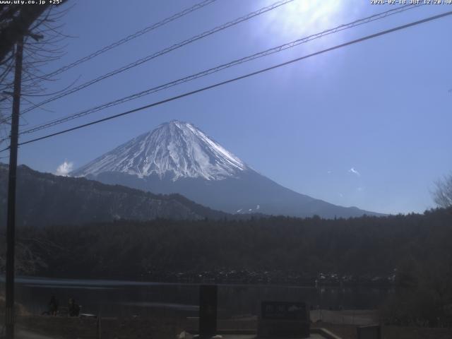 西湖からの富士山