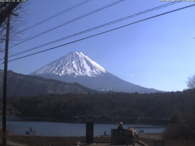 西湖からの富士山