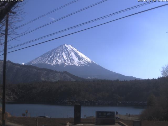 西湖からの富士山