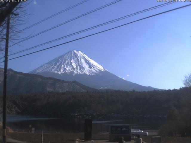 西湖からの富士山