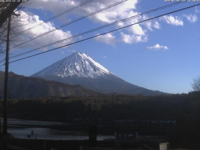 西湖からの富士山