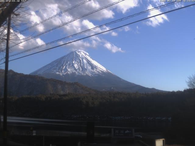西湖からの富士山