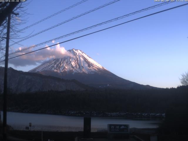西湖からの富士山