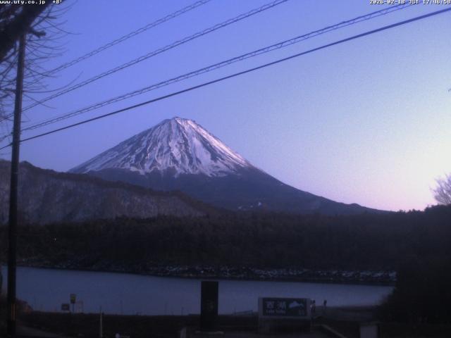西湖からの富士山